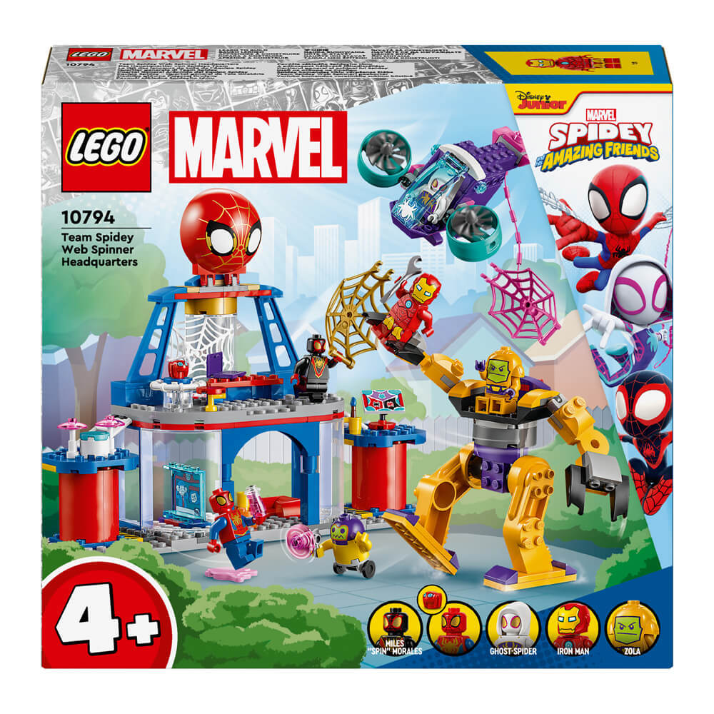 Lego Team Spidey Web Spinner Headquarters 10794